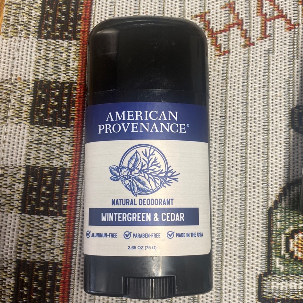 American provenance natural deodorant
